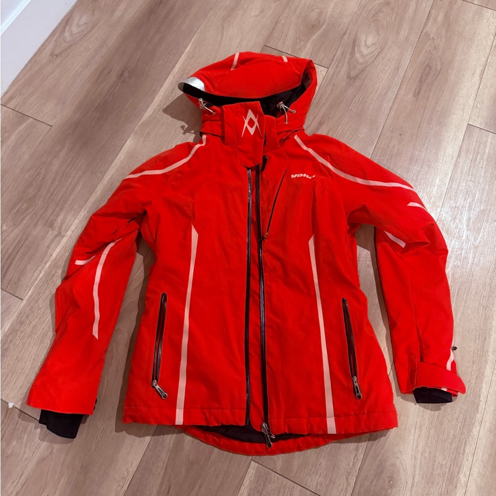 Spyder Bright Red Hooded Jacket